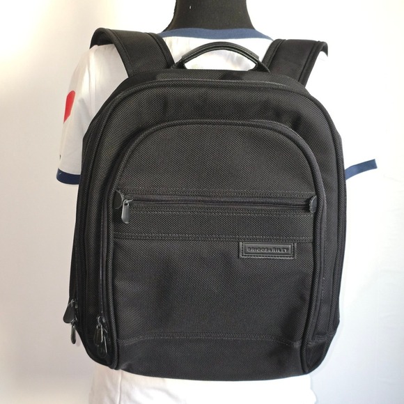 Briggs & Riley Other - Briggs & Riley Unisex Backpack One Size Black Travel Work Laptop Bag minimalist